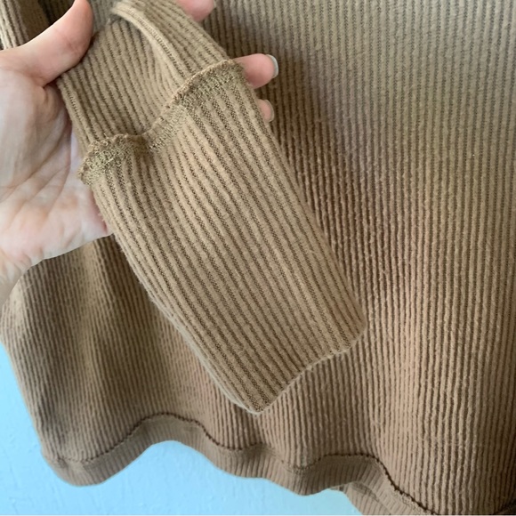 Free People Juicy Long Sleeve Top In Vintage Bronze - Picture 9 of 12